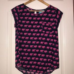 elephant printed Escapada size XS shirt